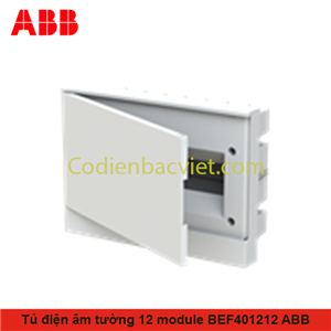 1SZR004002A1104 ABB - Tủ điện  12 Module âm tường cửa trắng ABB