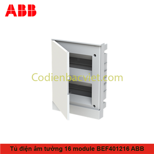 1SZR004002A1105 ABB - Tủ điện  16 Module âm tường cửa trắng ABB