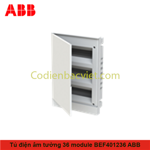 1SZR004002A109 ABB - Tủ điện  36 Module âm tường cửa trắng ABB