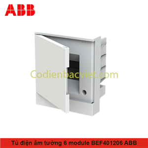 1SZR004002A1102 ABB - Tủ điện  6 Module âm tường cửa trắng ABB