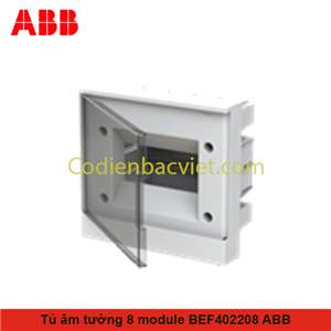 1SZR004002A1203 ABB - Tủ điện  8 Module âm tường cửa trắng ABB
