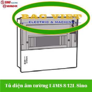 Tủ điện âm tường 12 module Sino E4MS 8/12L