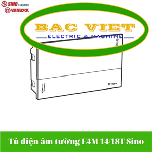 Tủ điện âm tường 18 module Sino E4M 14/18T