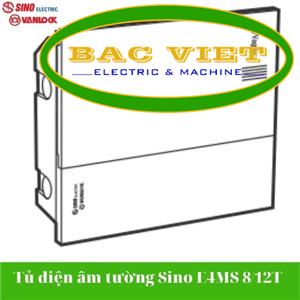 Tủ điện âm tường 12 module Sino E4MS 8/12T