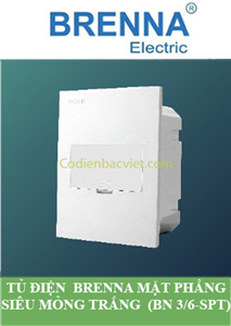 Tủ điện mặt phẳng siêu mỏng trắng (BN 3/6-SPT)