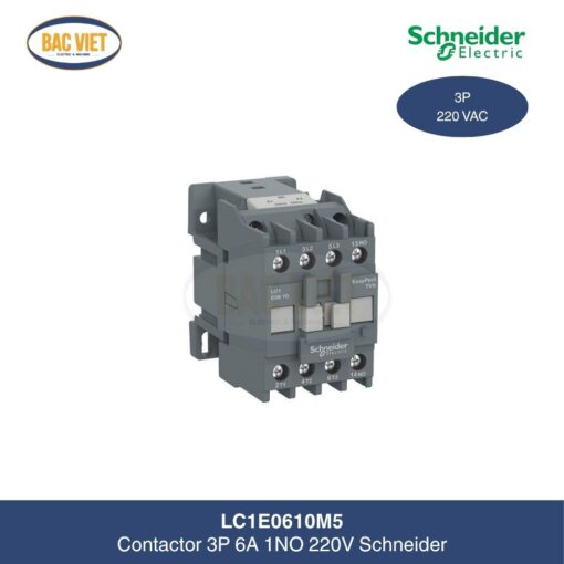 contactor-3p-6a-1no-220v-lc1e0610m5-schneider
