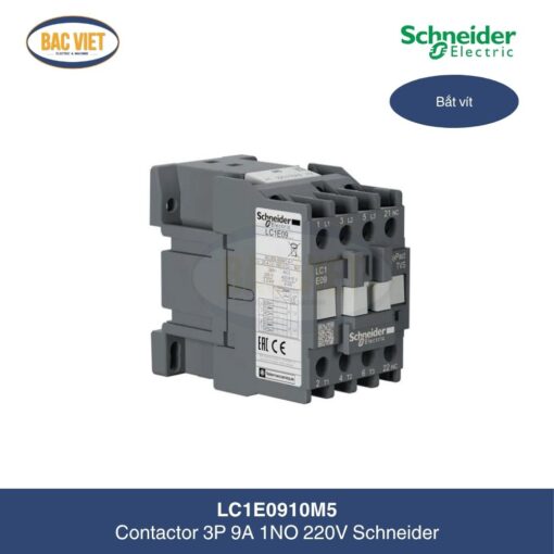 contactor-3p-9a-1no-220v-lc1e0910m5-schneider