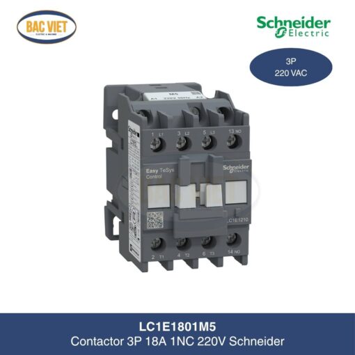 contactor-3p-18a-1nc-220v-lc1e1801m5-schneider