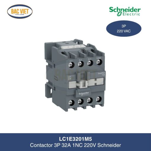 contactor-3p-32a-1nc-220v-lc1e3201m5-schneider