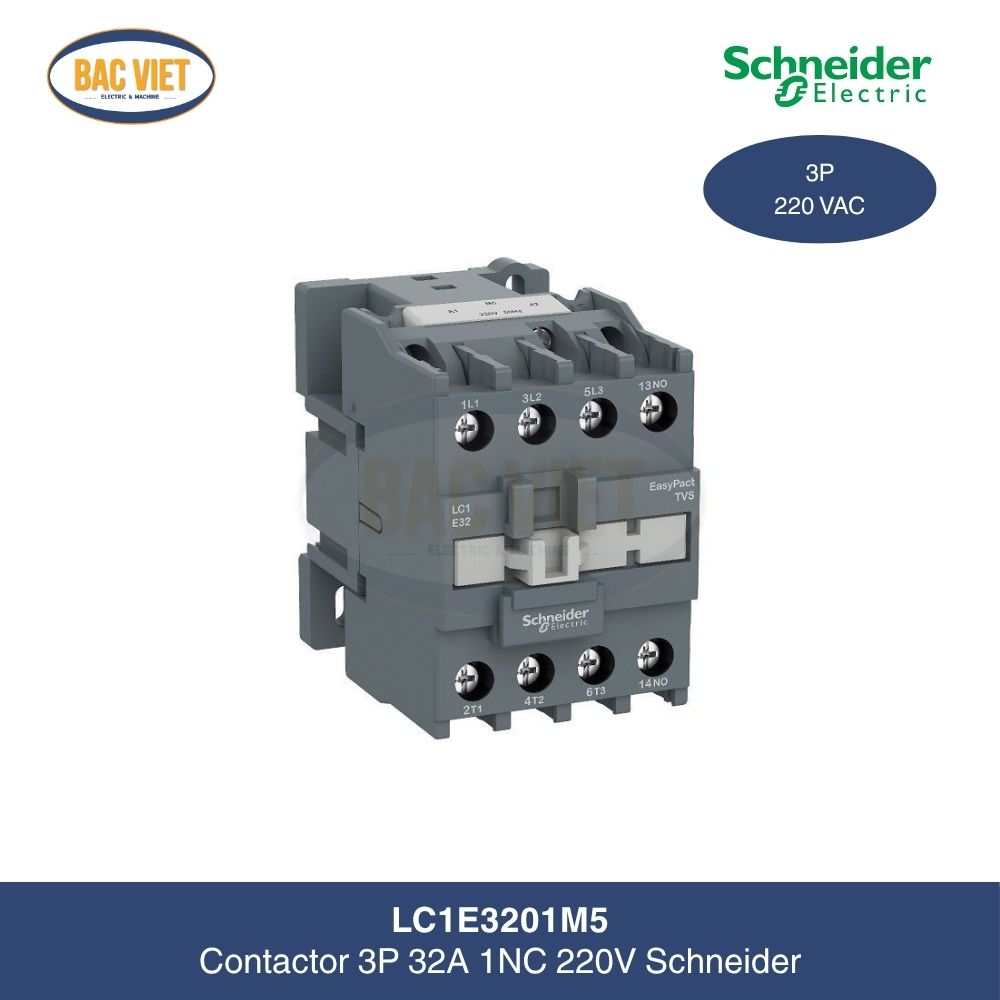 contactor-3p-32a-1nc-220v-lc1e3201m5-schneider