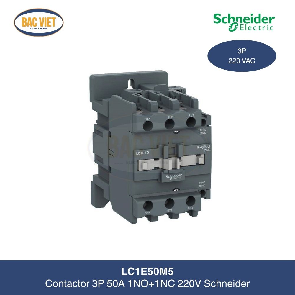 contactor-3p-50a-1no-1nc-220v-lc1e50m5-schneider