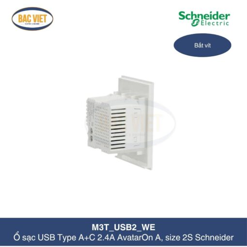 o-sac-usb-type-a-c-2-4a-size-2s-m3t-usb2-we-schneider