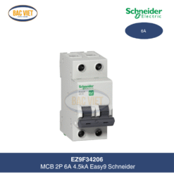 MCB 2P 6A 4.5kA EZ9F34206 Schneider