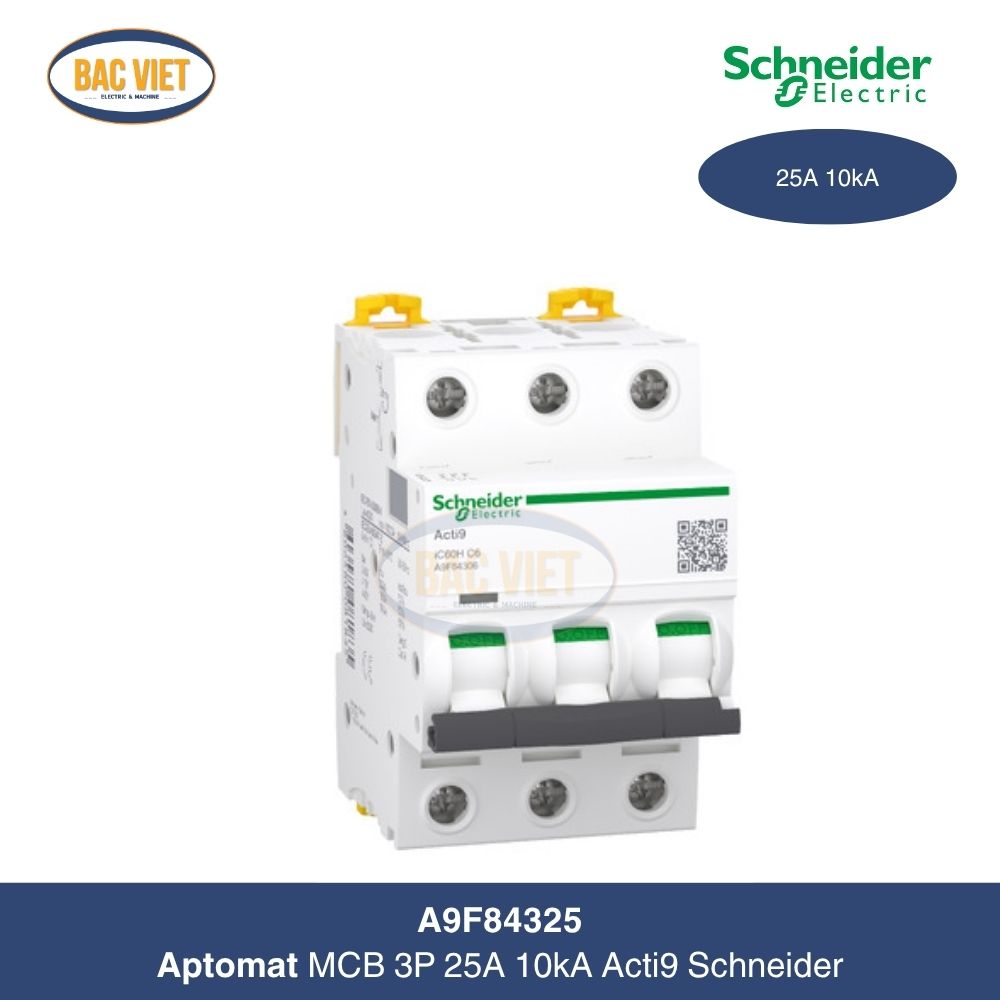 Aptomat MCB 3P 25A 10kA Acti9 A9F84325 Schneider