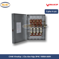 cầu dao hộp 3 pha 4 cực CH46 Vinakip 1000A 660V