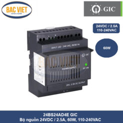 Bộ nguồn 24VDC /2.5A 60W,110-240VAC 24AS244D6D GIC