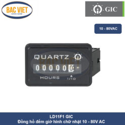 Đồng hồ đếm giờ hình chữ nhật 10-80VAC LD11F1 GIC