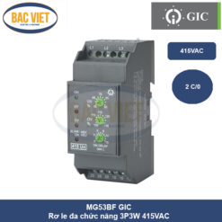 Rơ le đa chức năng 3P3W 415 VAC MG53BF gic
