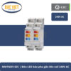 MM1NDV GIC Đèn LED báo pha gắn Din rail 240V AC
