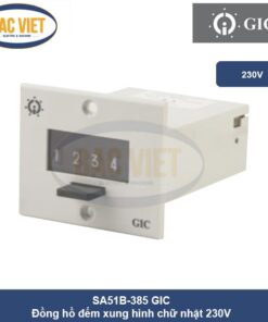 Đồng hồ đếm sung hình chữ nhật 230 V SA51B-385 GIC