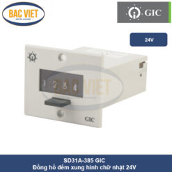 Đồng hồ đếm sung hình chữ nhật 24V SD31A-385 GIC