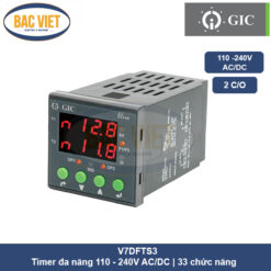 Timer đa năng 110-240V-AC-DC V7DFTS3 GIC