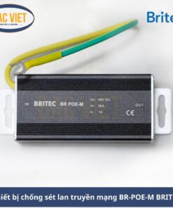 Thiết bị chống sét lan chuyền mạng BR-POE-M BRITEC