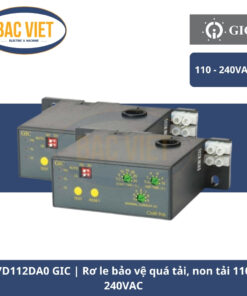 17D112DA0 GIC Rơ le bảo vệ quá tải, non tải 110 - 240VAC