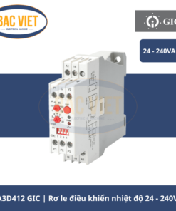 47A3D412 GIC Rơ le điều khiển nhiệt độ 24 - 240VAC