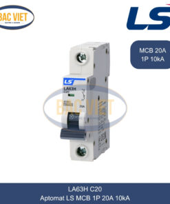 LA63H 1P 20A LS | Cầu dao tự động MCB 1P 20A 10kA