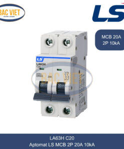 LA63H 2P 20A LS | Cầu dao tự động MCB 2P 20A 10kA