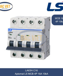 LA63H 4P 16A LS | Cầu dao tự động MCB 4P 16A 10kA