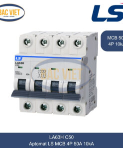 LA63H 4P 50A LS | Cầu dao tự động MCB 4P 50A 10kA