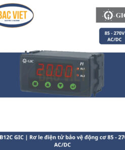 PIB12C GIC Rơ le điện tử bảo vệ động cơ 85 - 270V ACDC