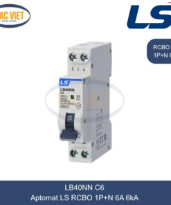 LB40NN 1P+N 6A LS | Cầu dao tự động chống giật RCBO 1P+N 6A 6kA