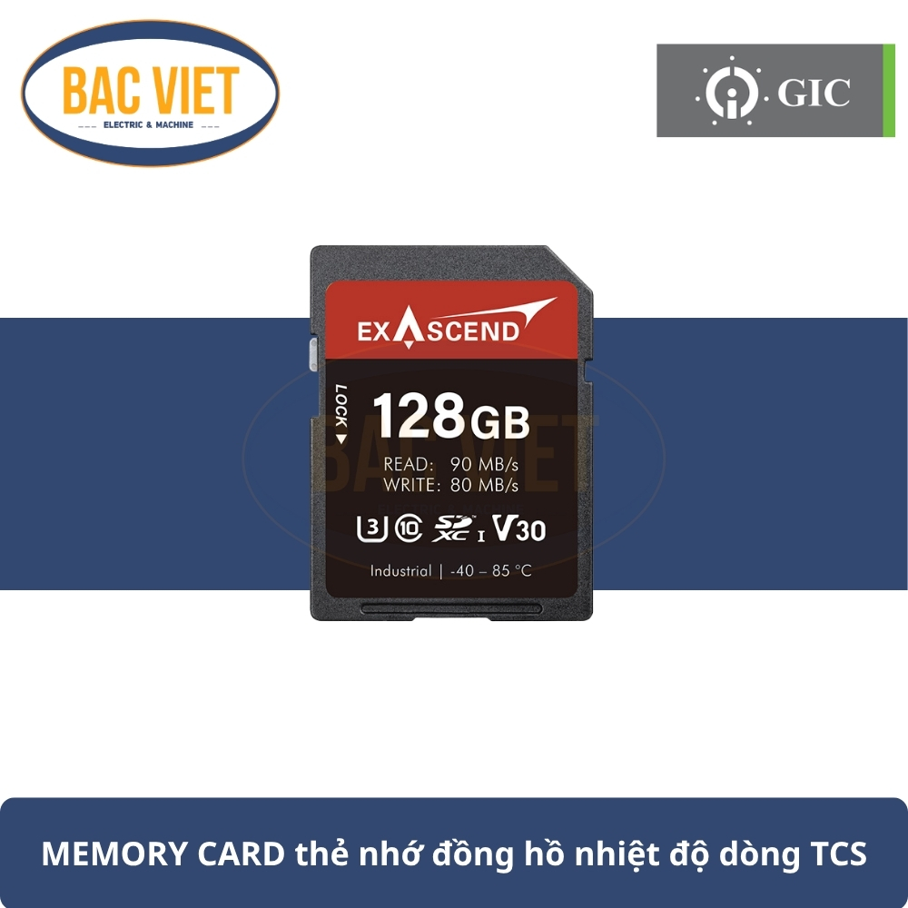 MEMORY CARD thẻ nhớ đồng hồ nhiệt độ dòng TCS