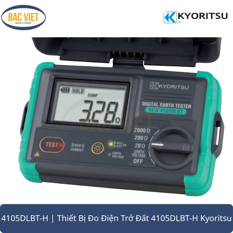 4105DLBT-H Thiết Bị Đo Điện Trở Đất 4105DLBT-H Kyoritsu