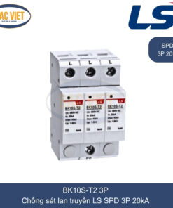 BK10S-T2 3P 20kA LS | Chống sét lan truyền SPD 3P 20kA