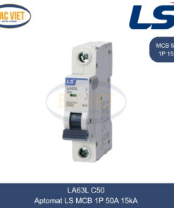 LA63L 1P 50A LS | Cầu dao tự động MCB 1P 50A 15kA