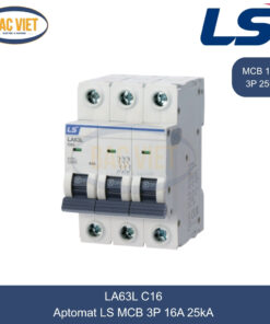 LA63L 3P 16A LS | Cầu dao tự động MCB 3P 16A 25kA