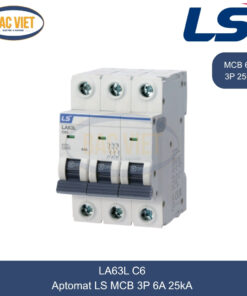 LA63L 3P 6A LS | Cầu dao tự động MCB 3P 6A 25kA
